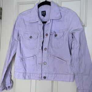 Purple corduroy gap jacket